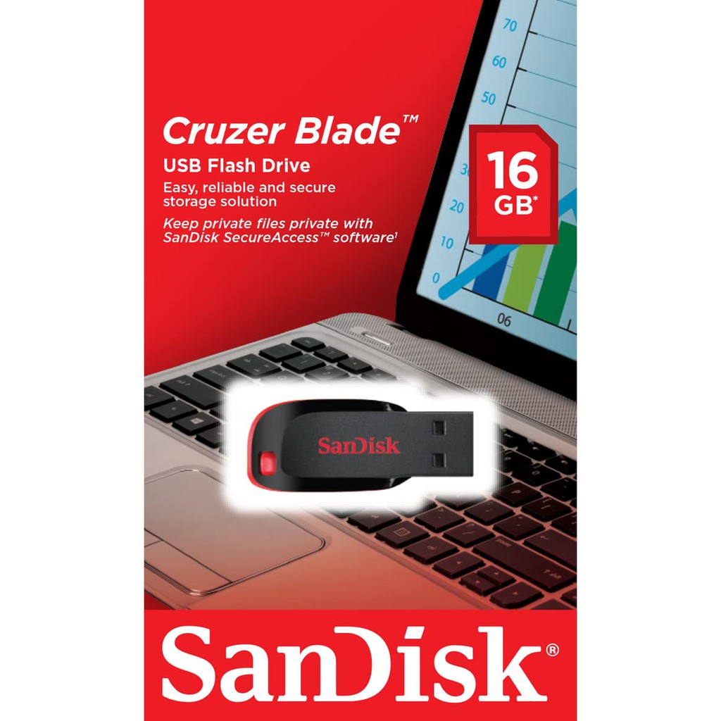 Sandisk Flashdisk 16GB Cruzer Blade CZ50